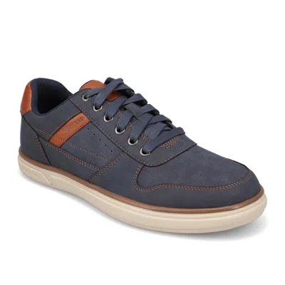 Dockers Mens Fabien Casual Nubuck Lace-up Sneaker In Blue