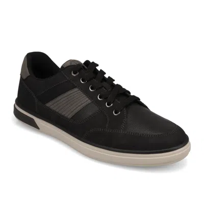 Dockers Mens Fielder Casual Nubuck Lace-up Sneaker In Black