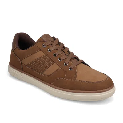 Dockers Mens Fielder Casual Nubuck Lace-up Sneaker In Brown