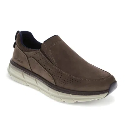 Dockers Mens Go-time Active Rebound Slip-on Sneaker In Brown