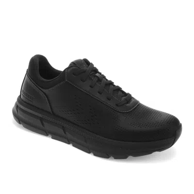 Dockers Mens Go-2 Dress Casual Lace Up Sneaker Shoe In Black