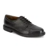 Dockers Mens Gordon Leather Dress Casual Cap Toe Oxford Shoe In Black