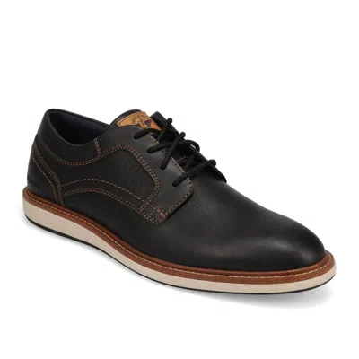 Dockers Mens Halstead Casual Nubuck Casual Lace-up Oxford In Black