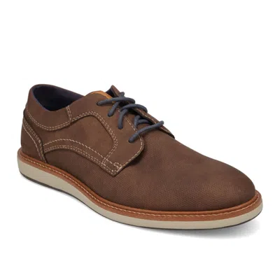 Dockers Mens Halstead Casual Nubuck Casual Lace-up Oxford In Brown