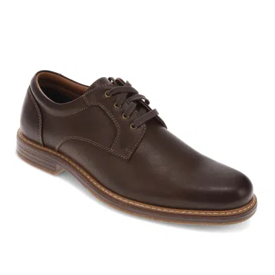 Dockers Mens Handel Dress Casual Lace Up Oxford Shoe In Brown