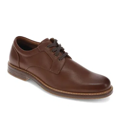 Dockers Mens Handel Dress Casual Lace Up Oxford Shoe In Brown