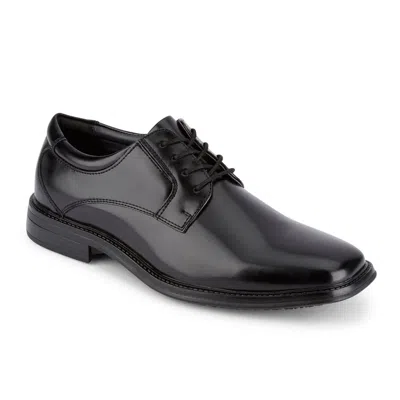 Dockers Mens Irving Slip Resistant Work Dress Oxford Shoe In Black