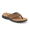 Dockers Mens Laguna Casual Flip-flop Sandal Shoe In Brown