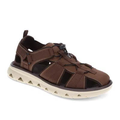 Dockers Mens Lionel Synthetic Leather Casual Slip On Sandal Shoe In Multi