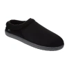 Dockers Mens Memory Foam Clog Slippers In Black