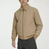 Dockers Micro Twill Golf Bomber Jacket In Yellow