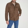 Dockers Mens Midweight Shirt Jacket In Brown