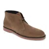 Dockers Mens Nigel Genuine Suede Dress Casual Lace Up Ankle Boot In Grey