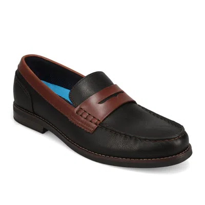 Dockers Mens Pembroke Tumbled Full Grain Dress Penny Loafer In Multi