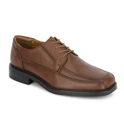 Dockers Mens Perspective Leather Dress Oxford Shoe - Wide Widths Available In Brown