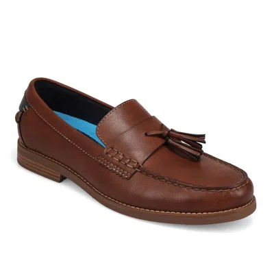 Dockers Mens Pullman Dress Tassel Penny Loafer In Brown