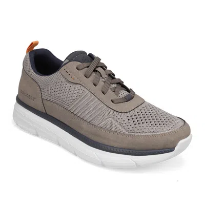 Dockers Mens Ready Set Go Knit Sneaker In Gray