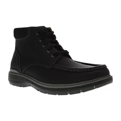 Dockers Mens Rowan Flat Heel Lace Up Boots In Black