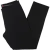 Dockers Mens Slim Fit Solid Trouser Pants In Black