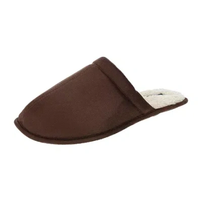 Dockers Mens Slip-on Slippers In Brown