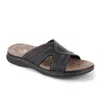 Dockers Sunland Mens Comfort Insole Slide Sandals In Black