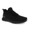 Dockers Mens Thompson Lightweight Slip Resistant Work Casual Lace Up Safety Sneaker Shoe In Black