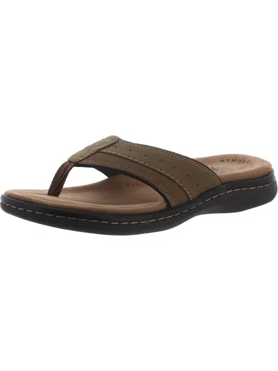 Dockers Mens Thong Round Toe Fisherman Sandals In Multi