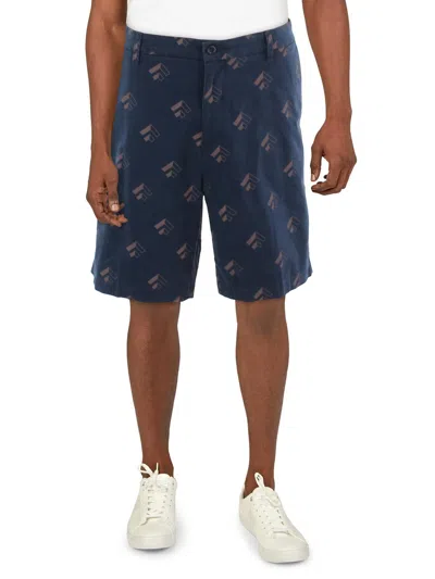 Dockers Mens Twill Supreme Flex Casual Shorts In Blue