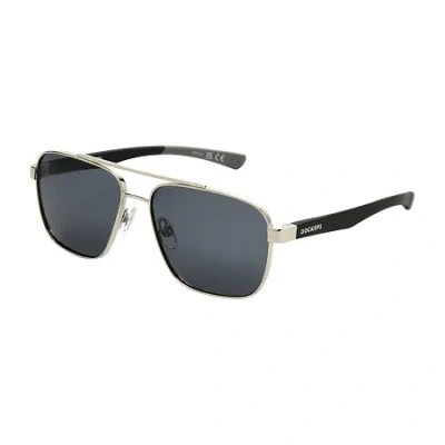 Dockers Mens Uv Protection Oval Sunglasses In Metallic
