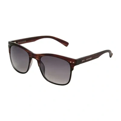 Dockers Mens Uv Protection Square Sunglasses In Black
