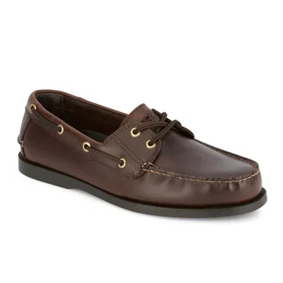 Dockers Mens Vargas Classic Leather Boat Shoe In Brown