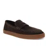 Dockers Mens Vaughn Suede Leather Casual Slip-on Penny Loafer Shoe In Brown