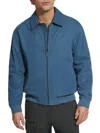 Dockers Microtwill Golf Bomber Jacket In Blue