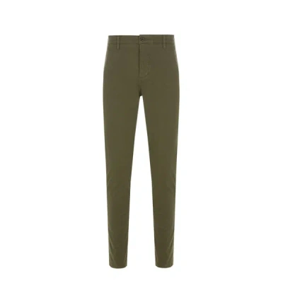 Dockers Skinny Cotton-blend Trousers In Brown