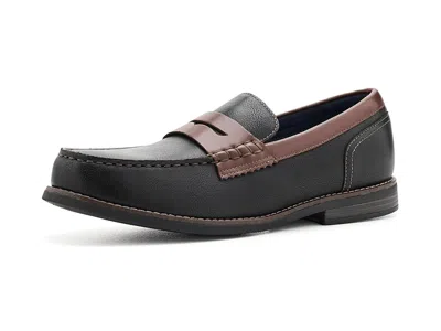 Dockers Pembroke Men's Dress Flat Shoes Black/brown: 9 D - Medium