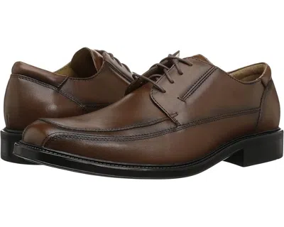 Dockers Perspective 90-3173 Oxford Men 10 Brown Leather Square Toe Shoes Zogg102