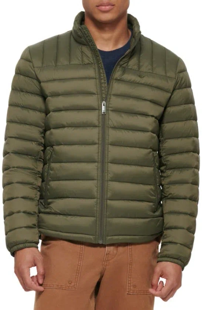Dockers Puffer Jacket In Olive