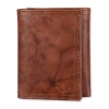 Dockers Rfid Extra Capacity Trifold With Zipper Mens Personalized Trifold Wallet In Brown