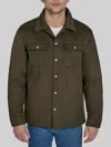 Dockers Shacket With Sherpa Lining In Green
