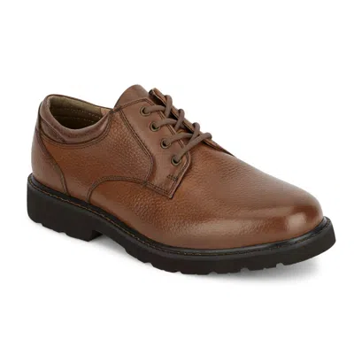 Dockers Shelter Casual Dress Shoes For Men Rugged Mens Oxford Shoes - Wide Widths Available In Brown
