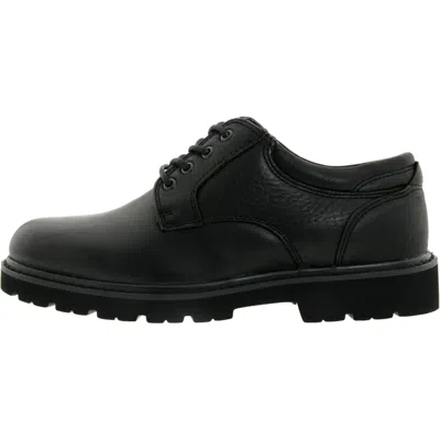 Dockers Shelter Plain Toe Black Leather 90-3904 Men's