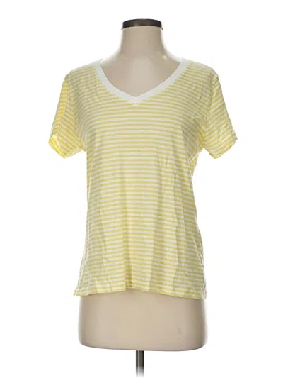 Pre-owned Dockers Short Sleeve T-shirt In Yellow