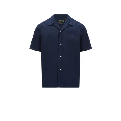 Dockers Short-sleeved Shirt In Blue