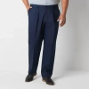 Dockers Signature Iron Free Khaki With Stain Defender Mens Comfort Waistband Classic Fit Big And Tall Pleate In Blue
