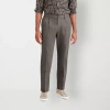 Dockers Signature Iron Free Khaki With Stain Defender Mens Comfort Waistband Classic Fit Pleated Pant In Gray