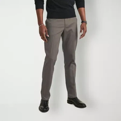 Dockers Signature Iron Free Khaki With Stain Defender Mens Comfort Waistband Slim Fit Flat Front Pant In Brown