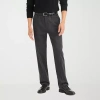 Dockers Signature Iron Free Khaki With Stain Defender Mens Comfort Waistband Straight Fit Flat Front Pant In Black