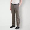 Dockers Signature Iron Free Khaki With Stain Defender Mens Comfort Waistband Straight Fit Flat Front Pant In Brown