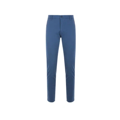 Dockers Skinny Cotton-blend Trousers In Blue