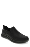 Dockers Mens Slater Slip Resistant Slip-on Sneaker In Black